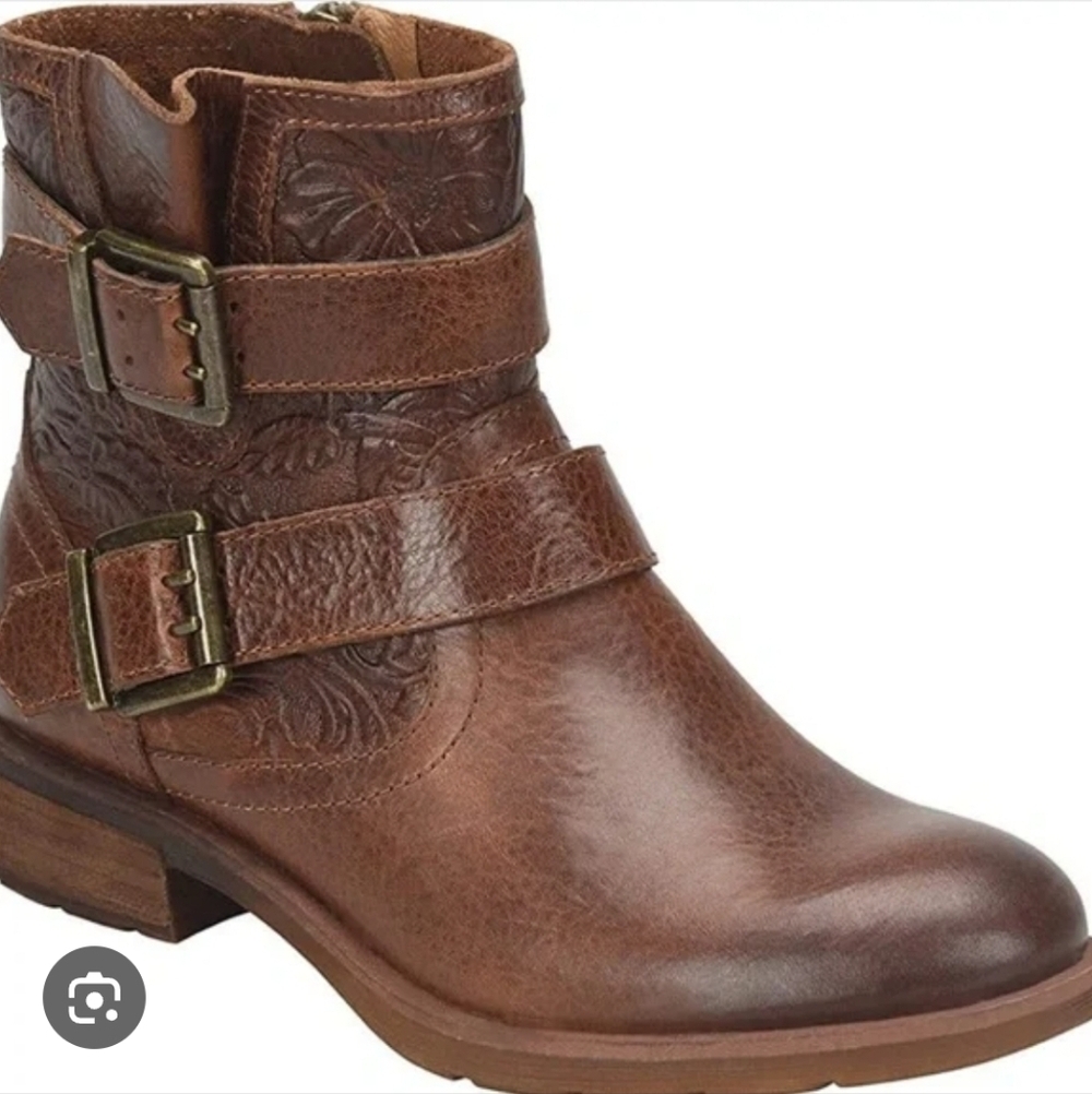Sofft Brown Ankle Boots - Picture 2 of 4